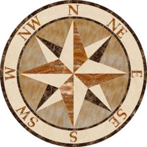 Compass rose for crew page